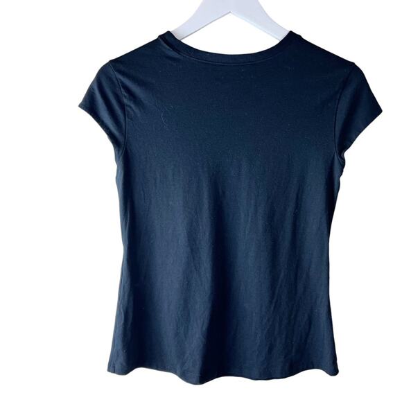 Universal Standard Ashley cap sleeve tee Size 3XS 2-4 Black - Picture 10 of 10